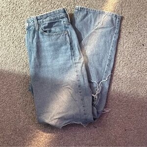 Women's straight leg jeans, size 6